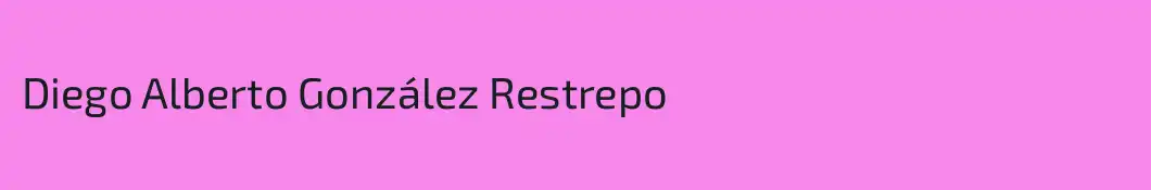 Diego Alberto González Restrepo